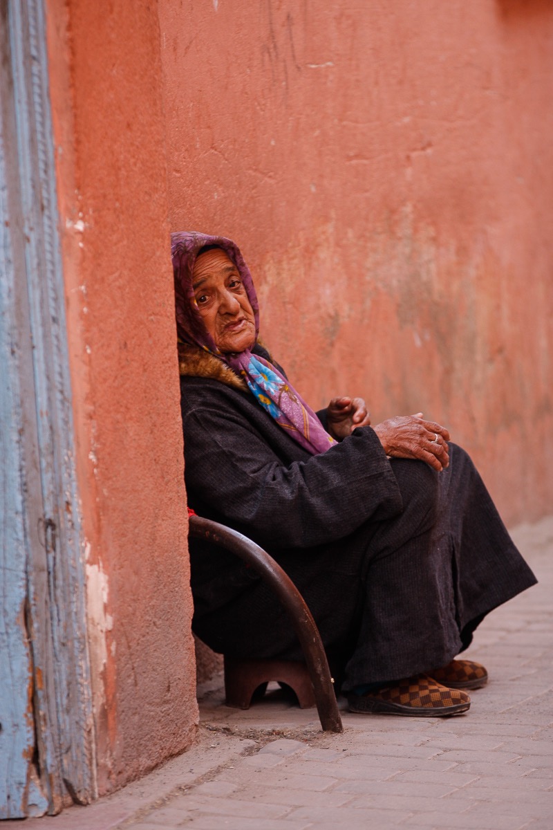 Street woman, Marrakesh, Morocco
