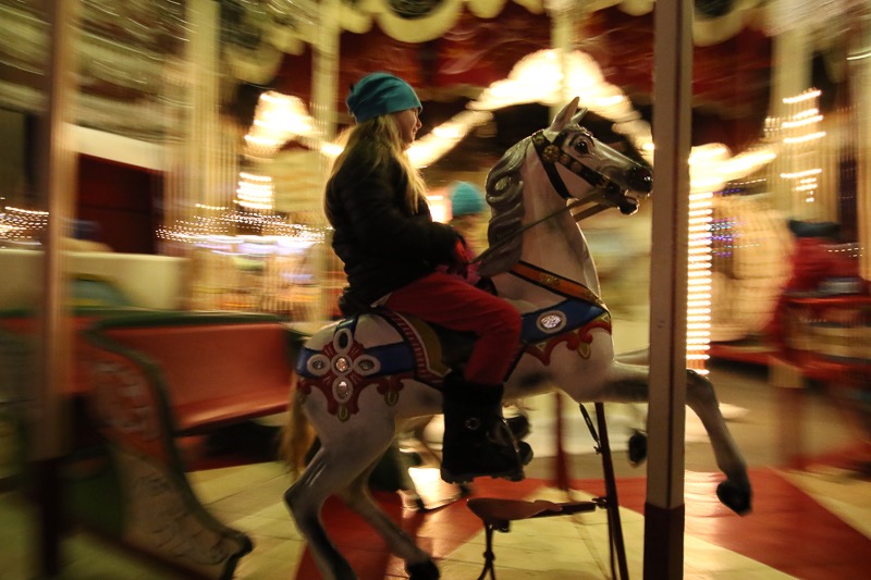 Carousel girl, Innsbruck, Austria
