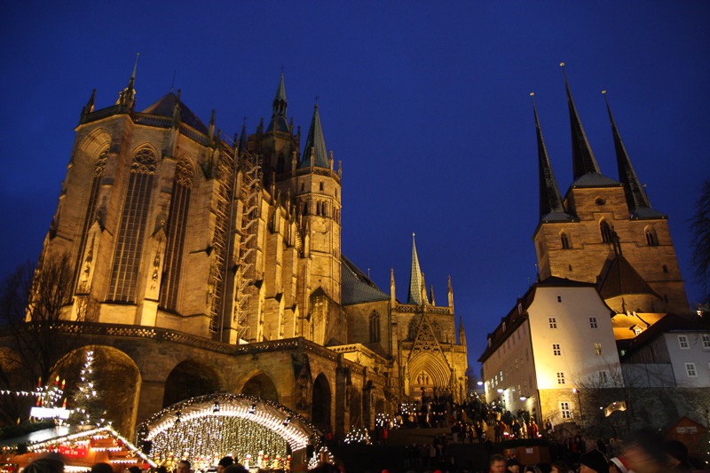 Christmas market in Erfurt, Germany
