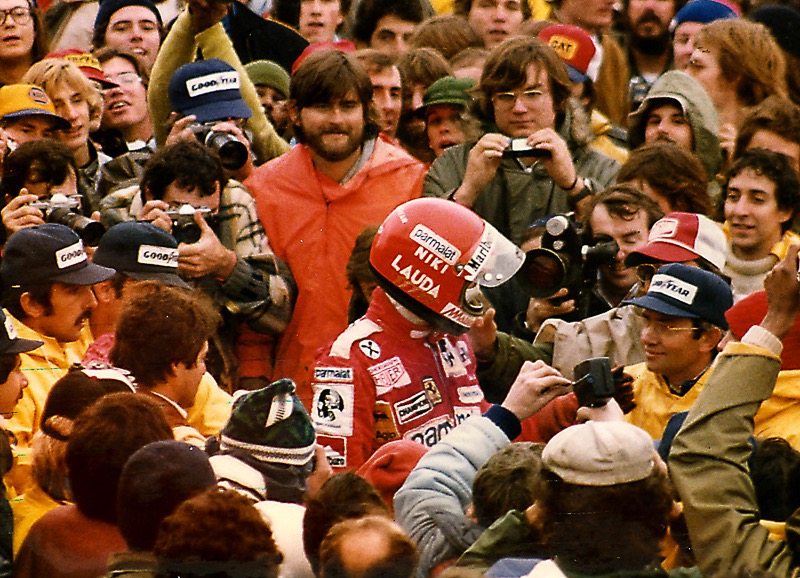 Niki Lauda at the Glen, 1976
