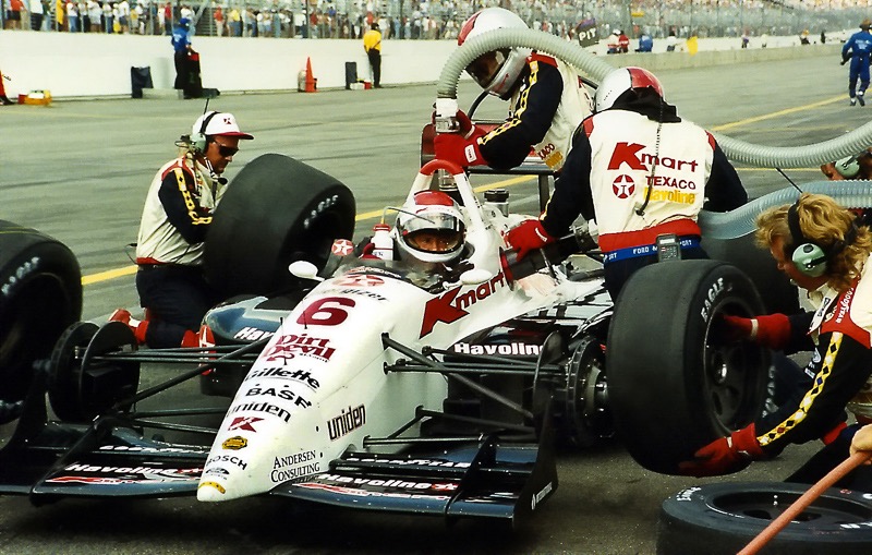 Mario Andretti at Loudon, NH 1993
